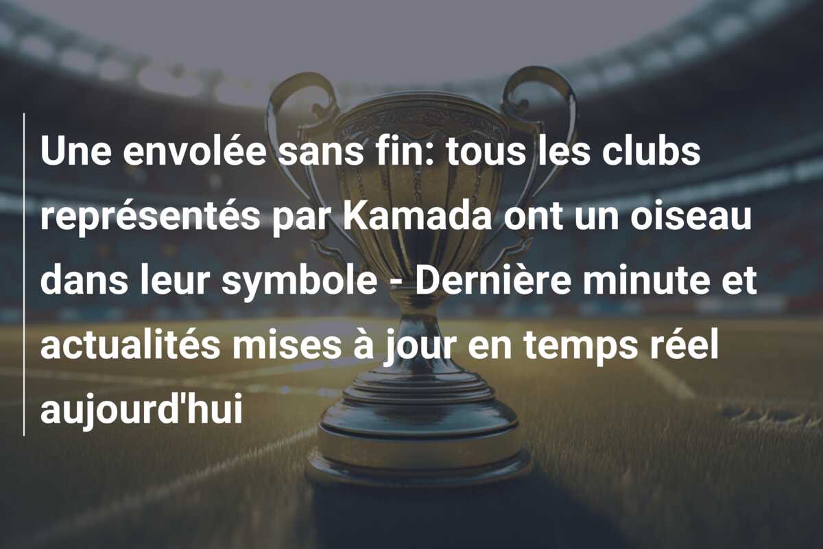 Une envolée sans fin: tous les clubs représentés par Kamada ont un oiseau dans leur symbole – Dernière minute et actualités mises à jour en temps réel aujourd’hui