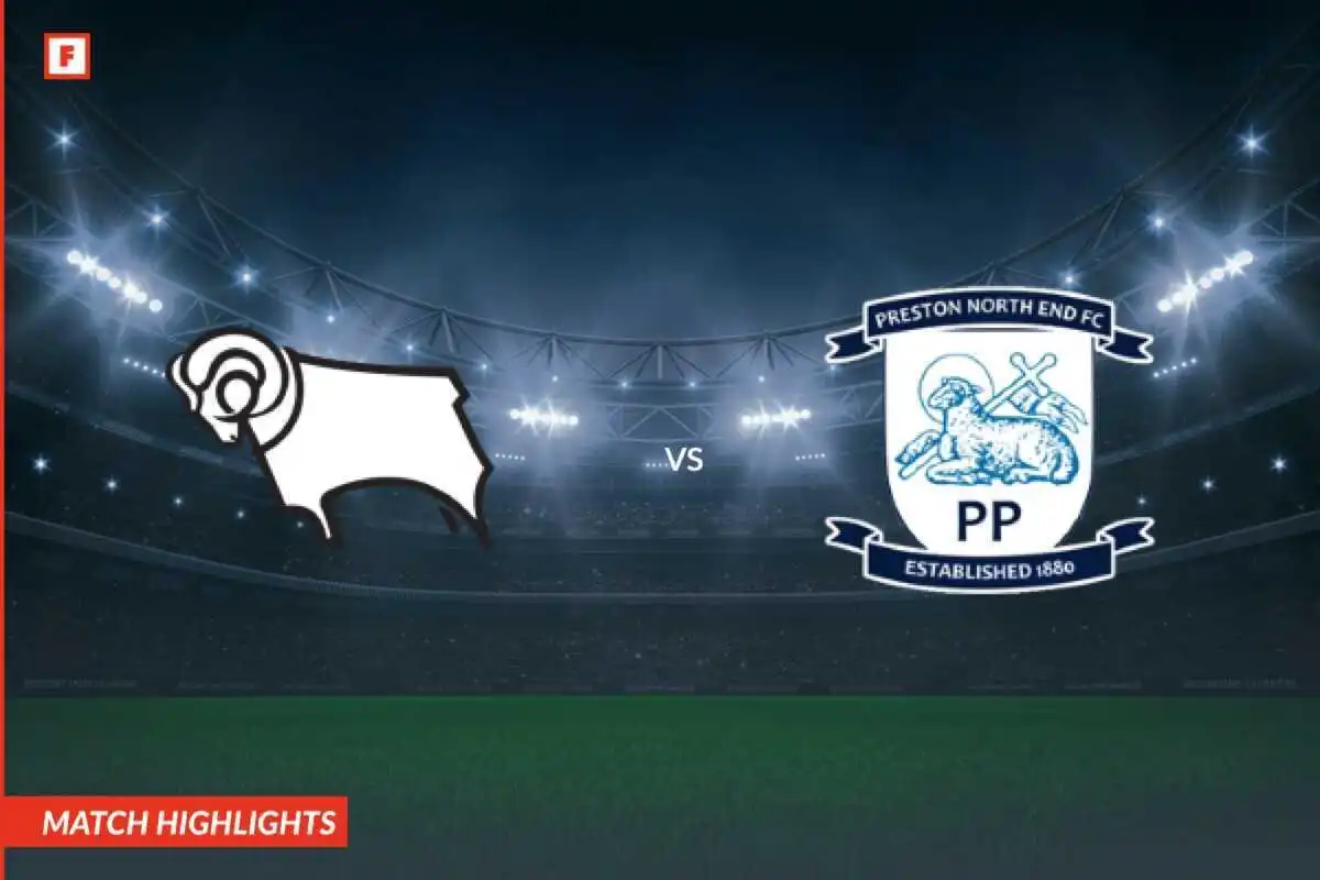 Derby County - Preston North End doelpunten en hoogtepunten