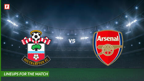 เซาแทมป์ตัน ปะทะ Arsenal: รายชื่อผู้เล่นสำหรับการแข่งขัน