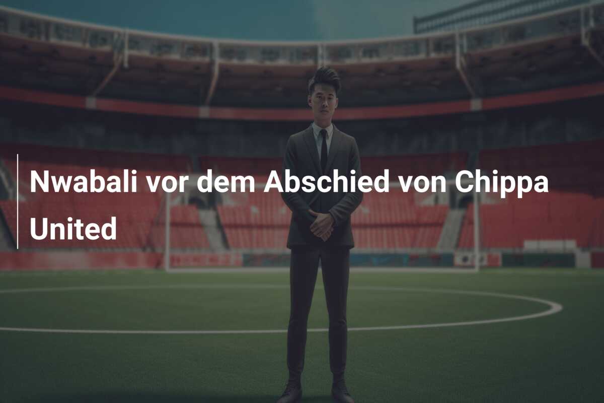 Nwabali vor dem Abschied von Chippa United