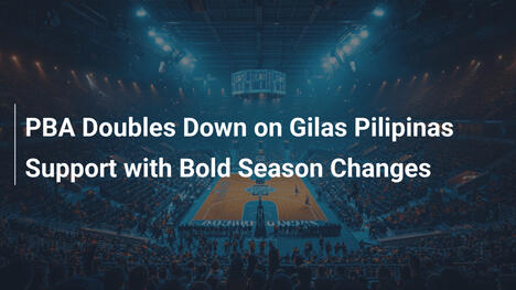 PBA verstärkt Unterstützung für Gilas Pilipinas mit mutigen Saisonänderungen