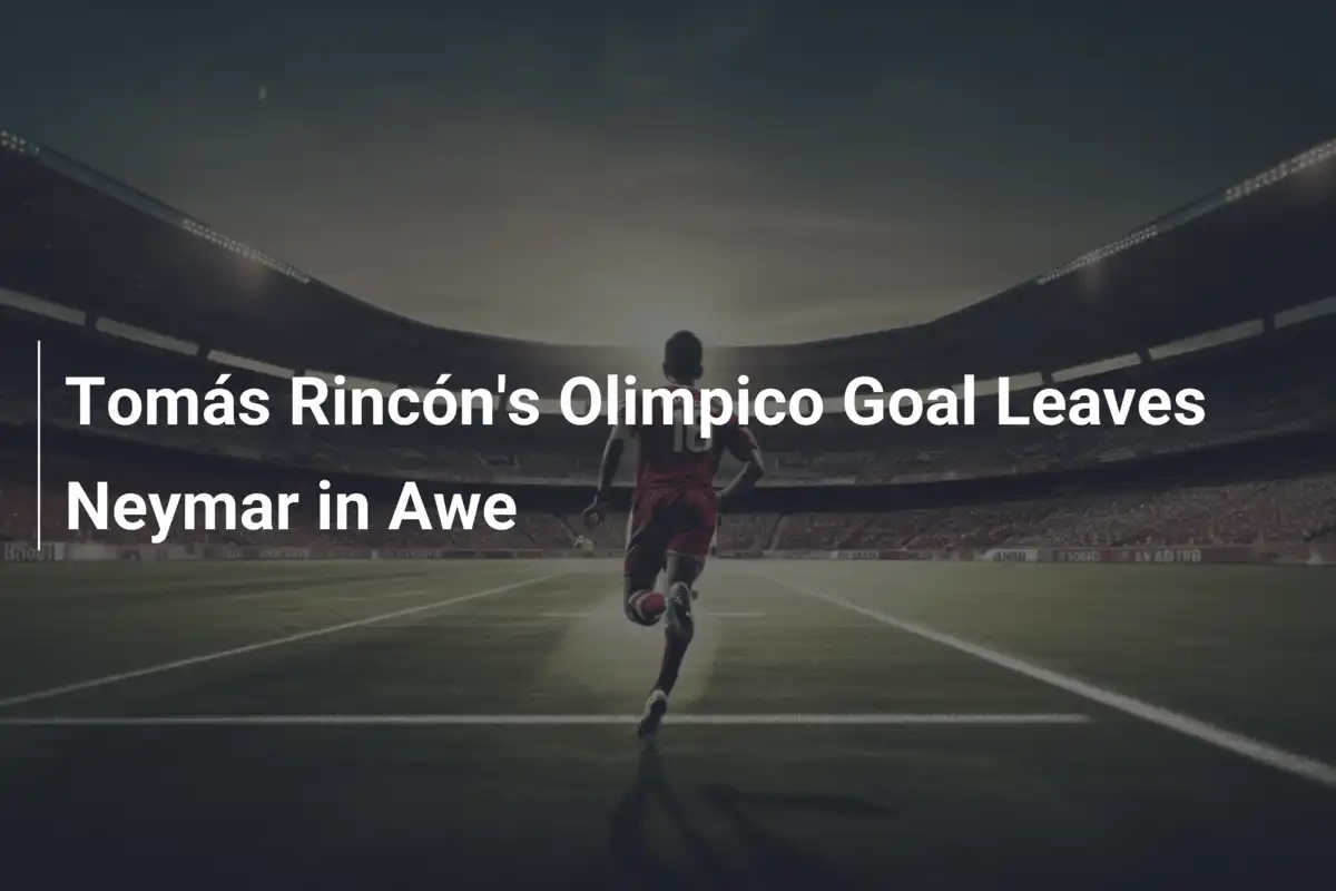 Tomás Rincóns Olimpico-Tor verblüfft Neymar
