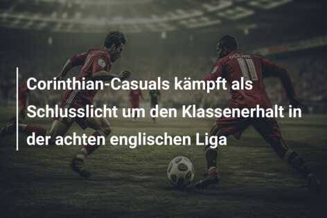 Corinthian-Casuals kämpft als Schlusslicht um den Klassenerhalt in der achten englischen Liga