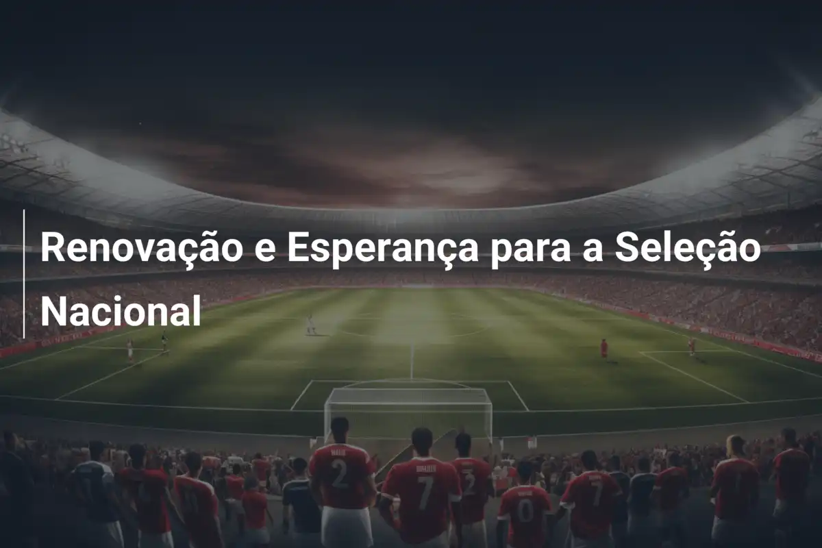 Renovação e Esperança para a Seleção Nacional