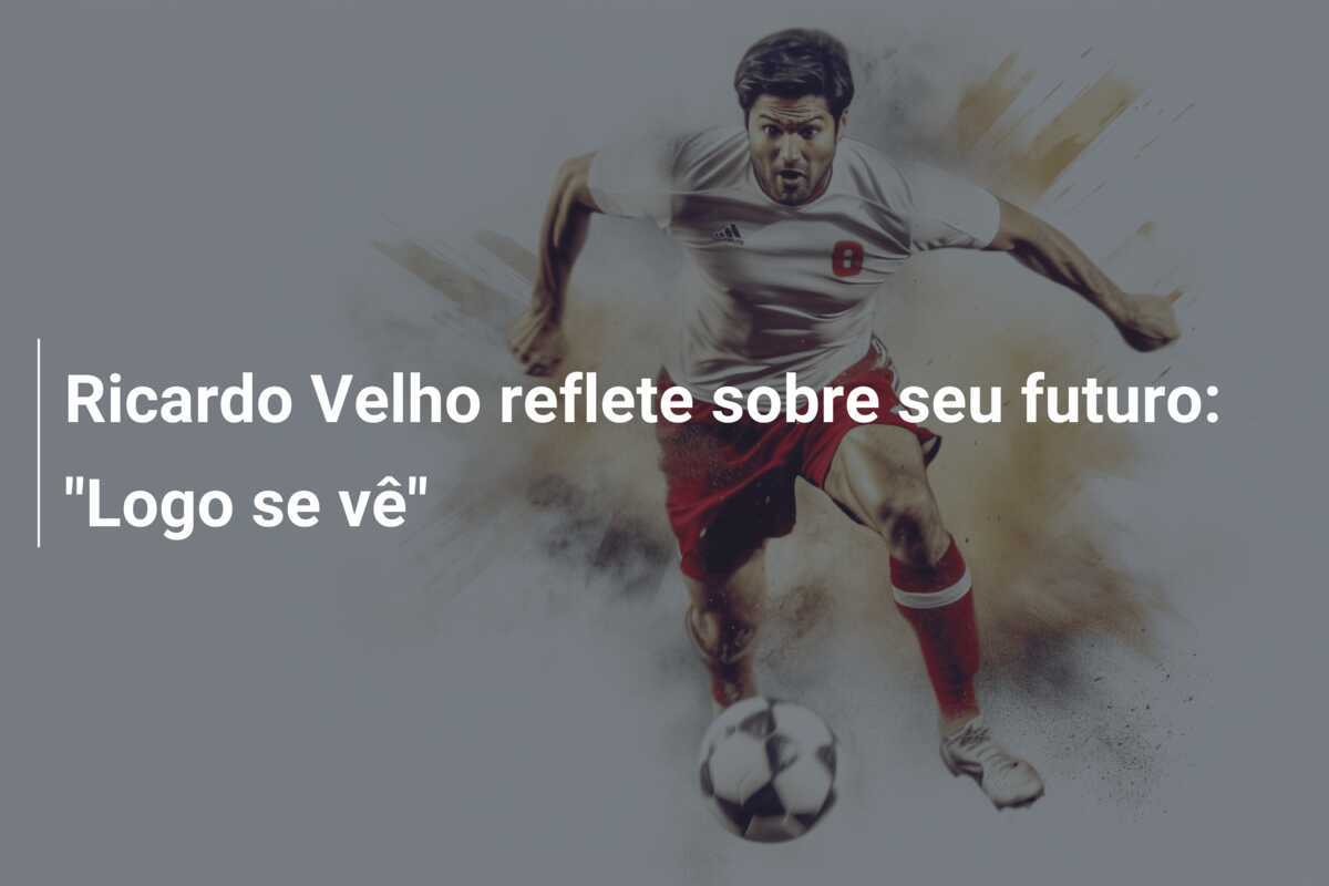 Ricardo Velho reflete sobre seu futuro: "Logo se vê"