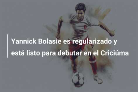 Yannick Bolasie es regularizado y está listo para debutar en el Criciúma