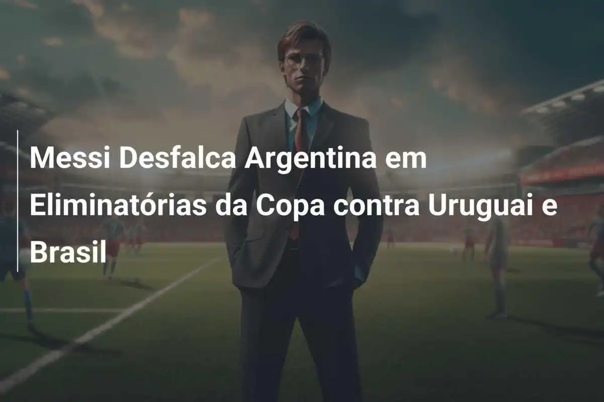 Messi Desfalca Argentina em Eliminatórias da Copa contra Uruguai e Brasil