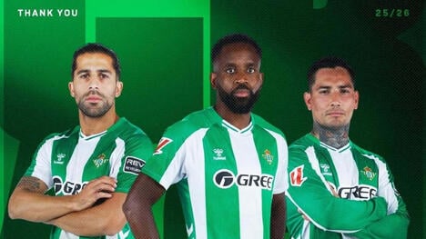 Betis Announces Exit of Three Players