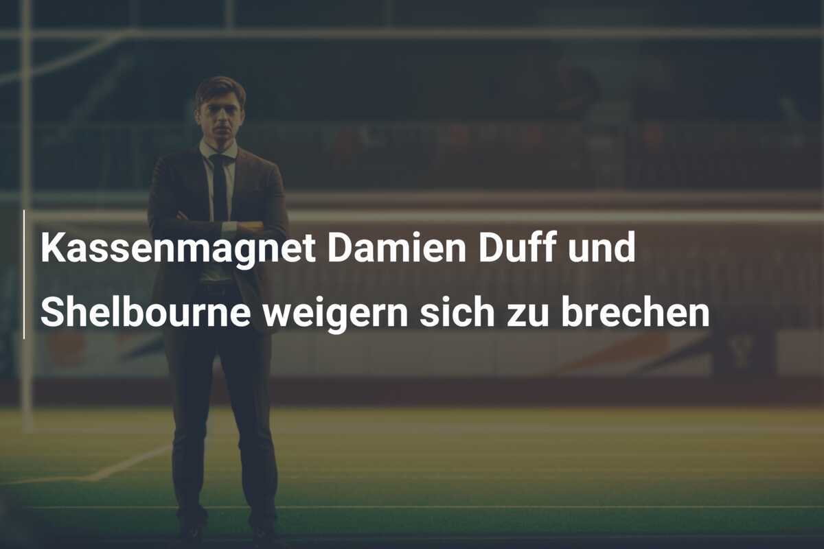 Kassenmagnet Damien Duff und Shelbourne weigern sich zu brechen