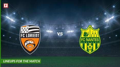 Lorient contre Nantes : compositions pour le match