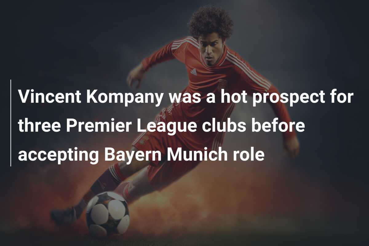 Vincent Kompany Was A Hot Prospect For Three Premier League Clubs ...