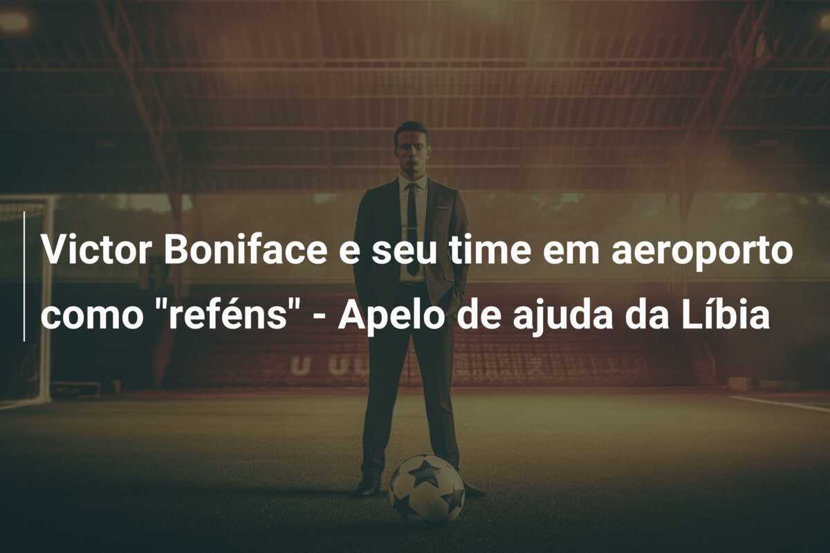 Victor Boniface e seu time em aeroporto como "reféns" - Apelo de ajuda da Líbia