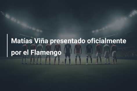 Matías Viña presentado oficialmente por el Flamengo