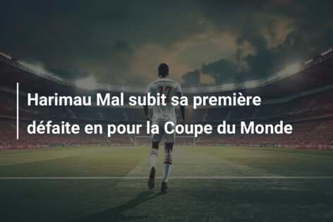 Harimau Mal subit sa première défaite en pour la Coupe du Monde