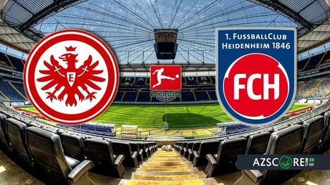 Águias de Frankfurt voam alto contra lanterna Heidenheim na Bundesliga