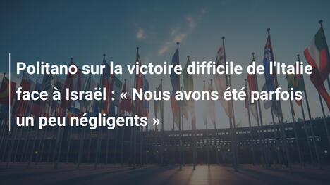 Politano sur la victoire difficile de l'Italie face à Israël : « Nous avons été parfois un peu négligents »