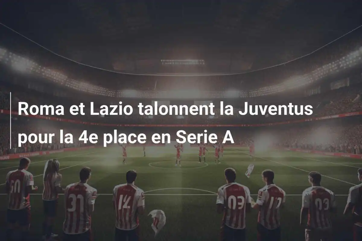 Roma et Lazio talonnent la Juventus pour la 4e place en Serie A