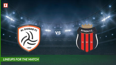 Al Shabab Riyadh vs Al Riyadh: lineups for the match