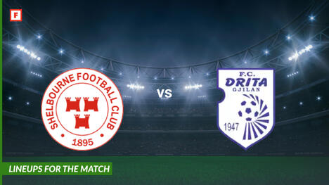 Shelbourne contre KF Drita : compositions pour le match