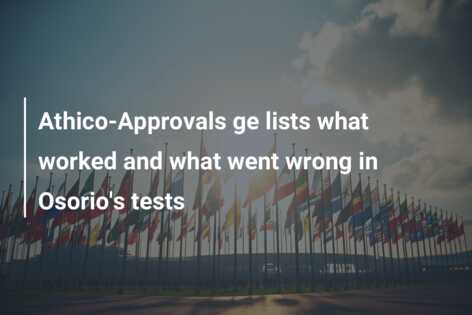 Athico-Approvals ge lists what worked and what went wrong in Osorio’s tests