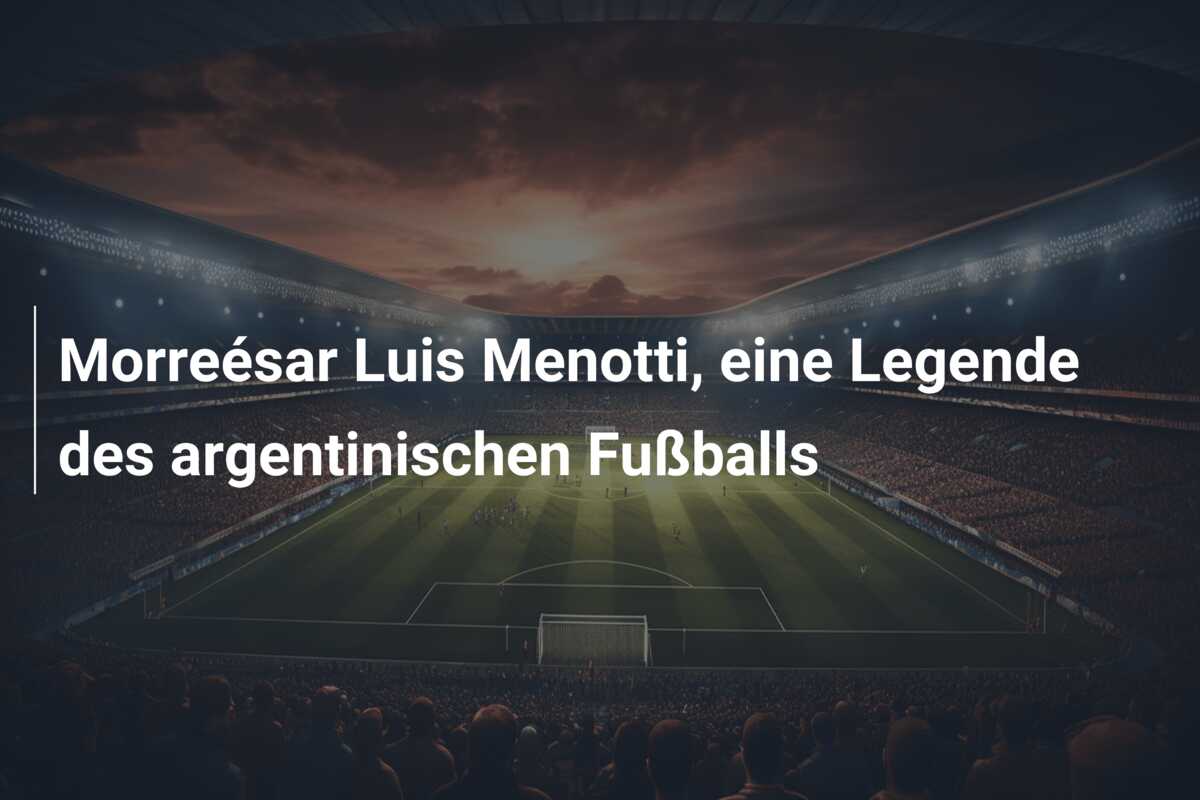 Morreésar Luis Menotti, eine Legende des argentinischen Fußballs