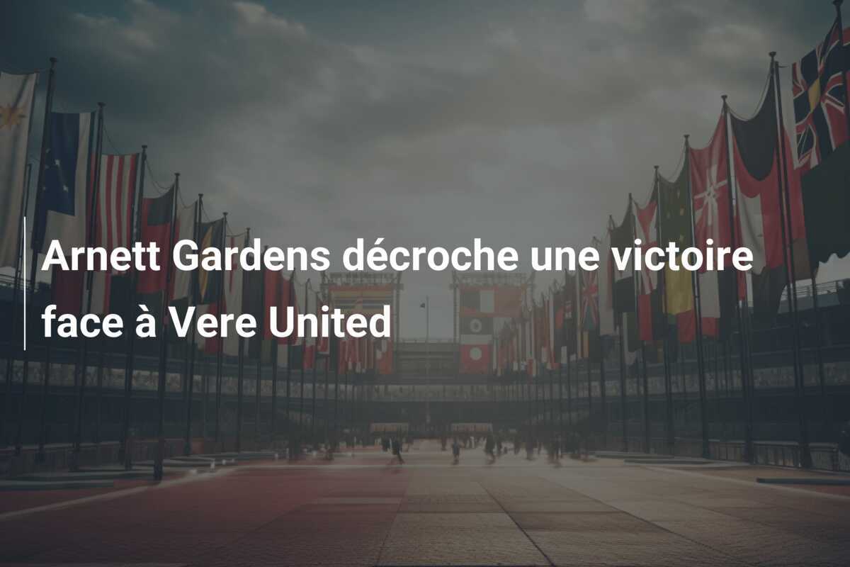 Arnett Gardens décroche une victoire face à Vere United