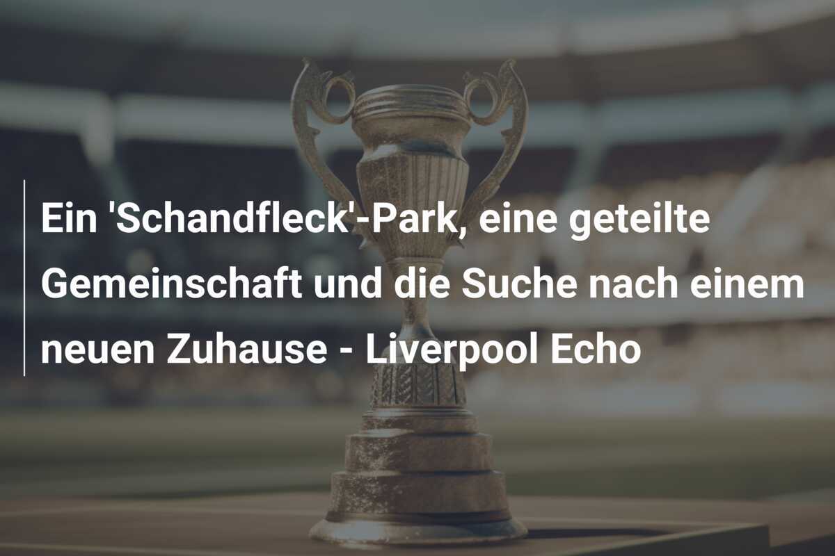 Ein 'Schandfleck'-Park, eine geteilte Gemeinschaft und die Suche nach einem neuen Zuhause - Liverpool Echo
