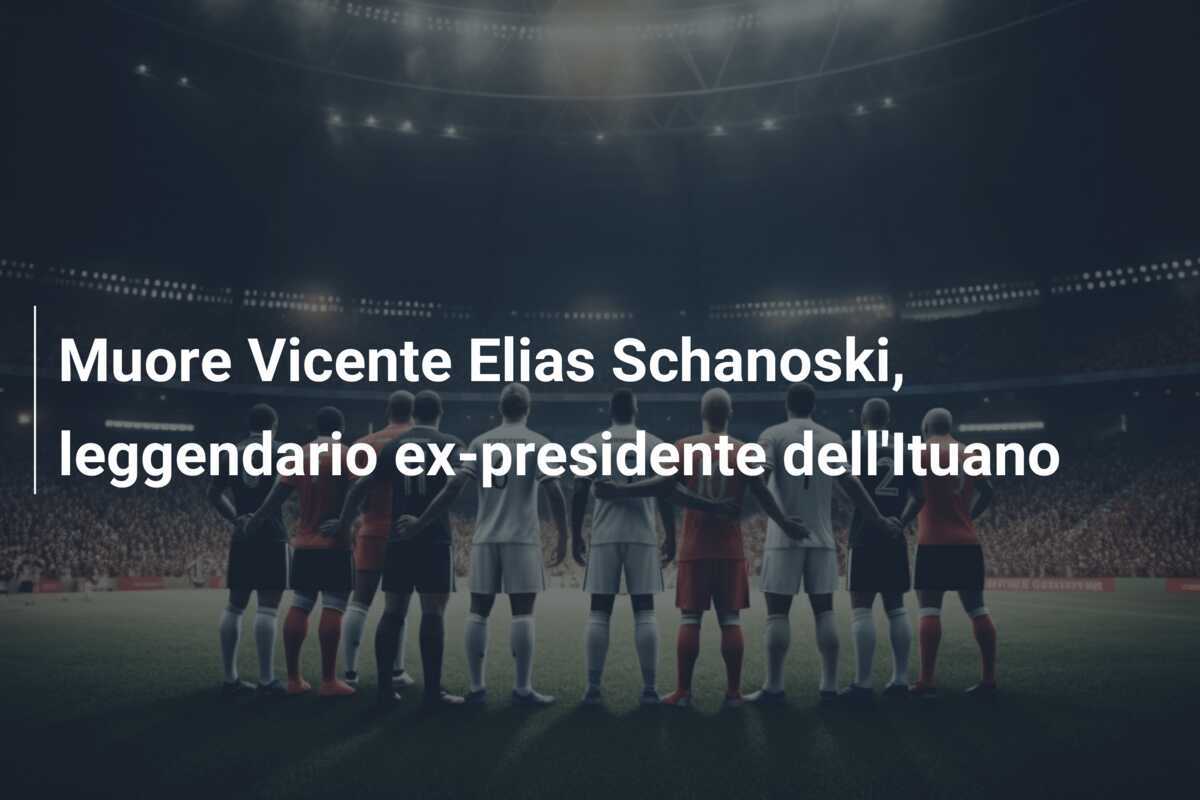 Muore Vicente Elias Schanoski, leggendario ex-presidente dell’Ituano