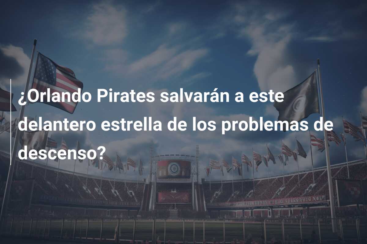¿Orlando Pirates salvarán a este delantero estrella de los problemas de descenso?