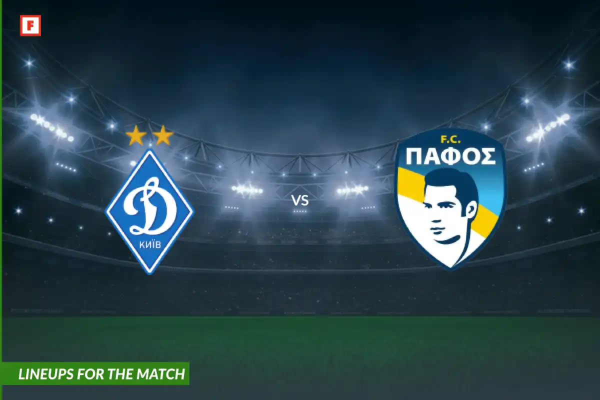 ดินาโม เคียฟ ปะทะ Pafos: รายชื่อผู้เล่นสำหรับการแข่งขัน