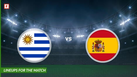 Uruguay vs Spain: lineups for the match