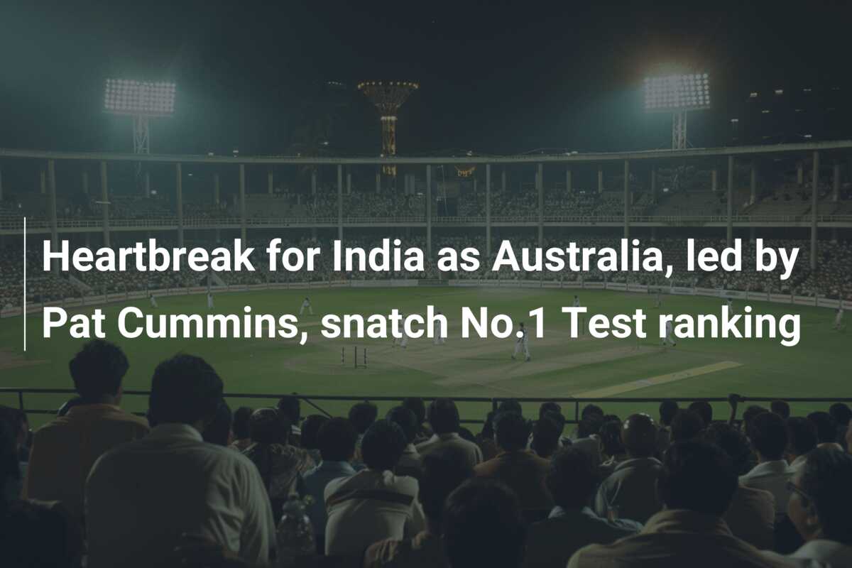 Heartbreak for India as Australia, led by Pat Cummins, snatch No.1 Test ...