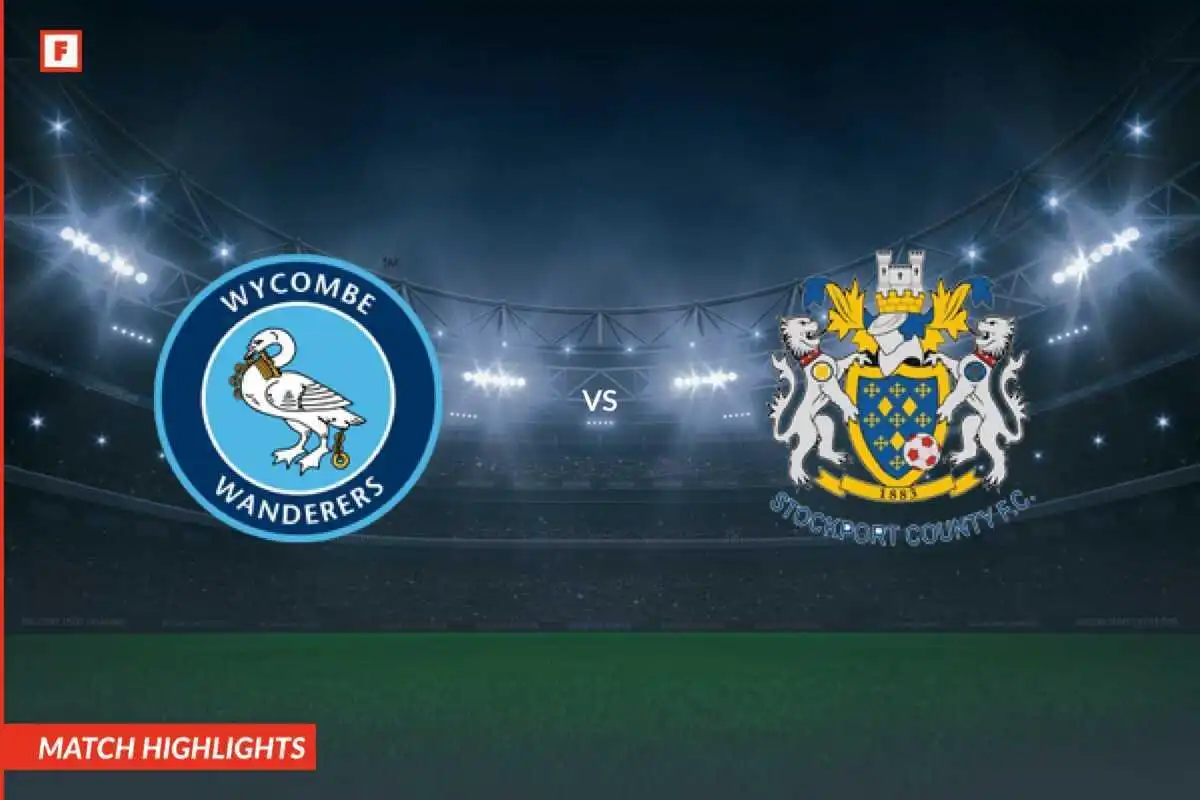 Wycombe Wanderers - Stockport County tore und höhepunkte
