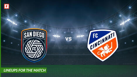 San Diego FC vs Cincinnati: susunan pemain untuk pertandingan