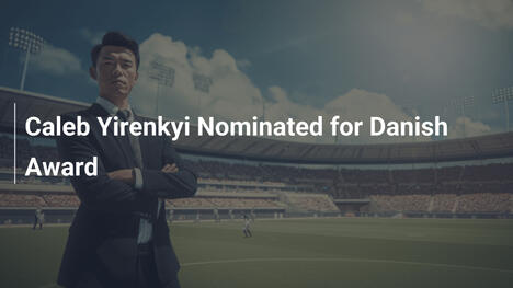 Caleb Yirenkyi Candidato al Premio Danese