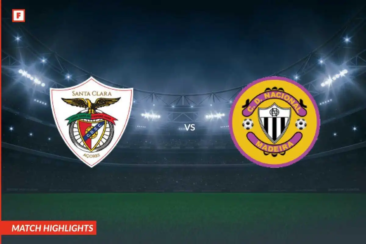 Santa Clara - Nacional de Madeira mål og høydepunkter