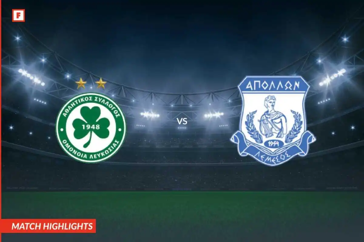 AC Omonia - Apollon Limassol gol e momenti salienti