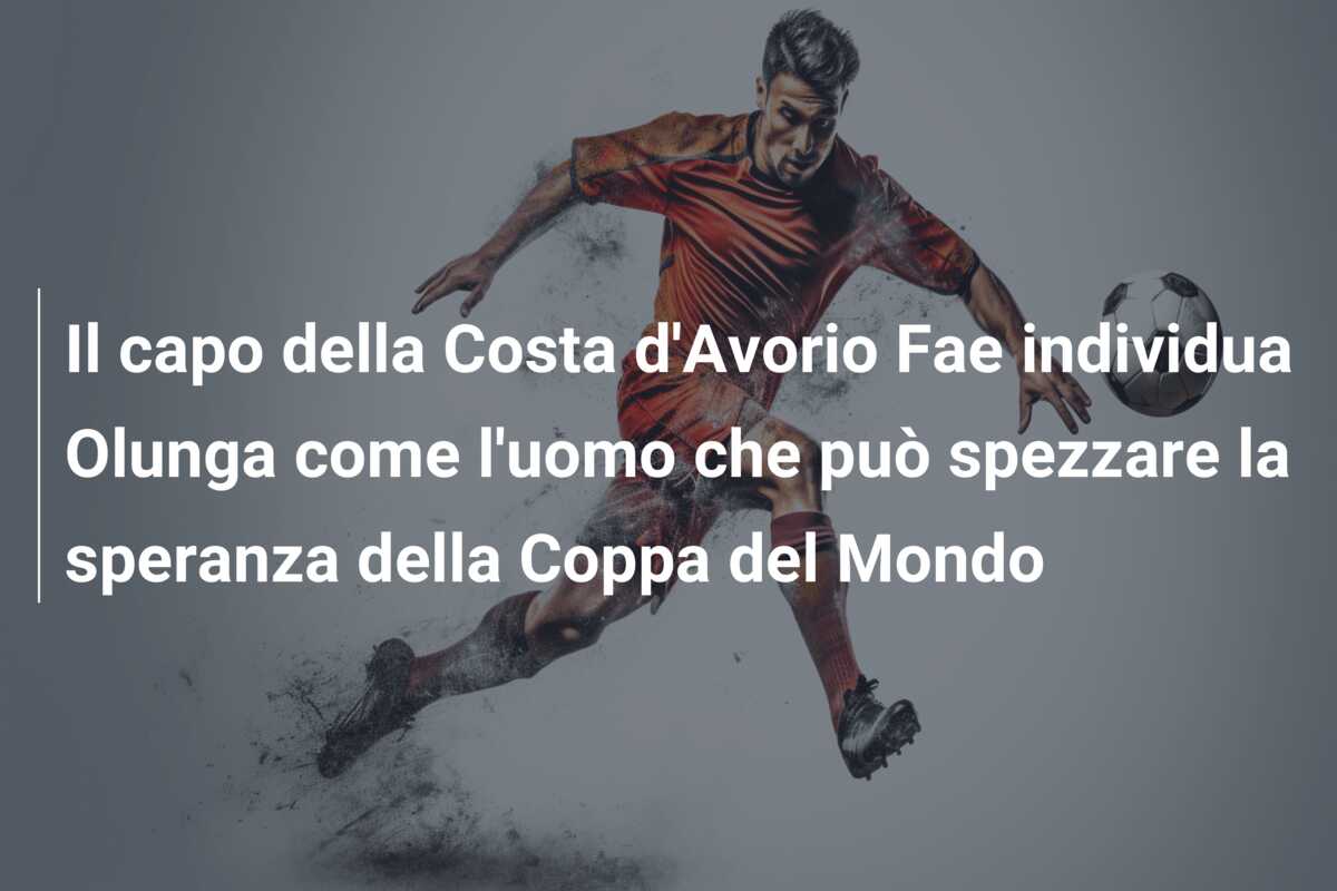 Il capo della Costa d’Avorio Fae individua Olunga come l’uomo che può spezzare la speranza della Coppa del Mondo
