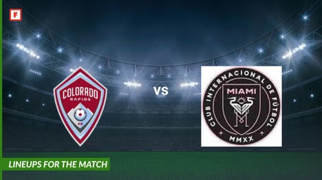 Colorado Rapids vs Inter Miami: lineups for the match