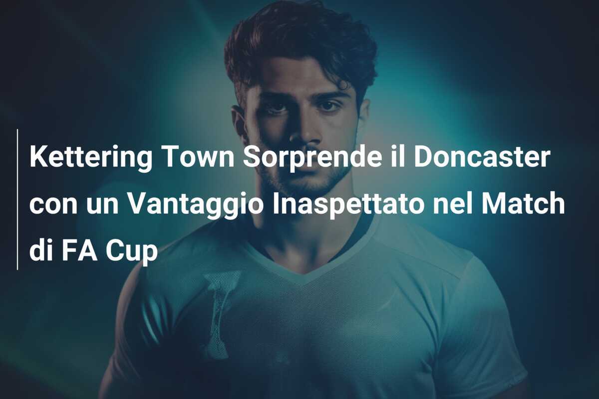 Kettering Town Sorprende il Doncaster con un Vantaggio Inaspettato nel Match di FA Cup