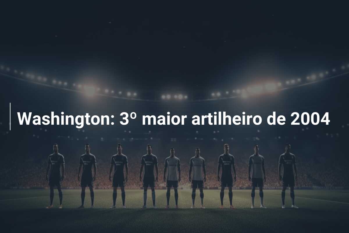 Washington: 3º maior artilheiro de 2004