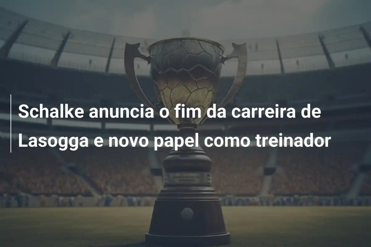 Schalke anuncia o fim da carreira de Lasogga e novo papel como treinador