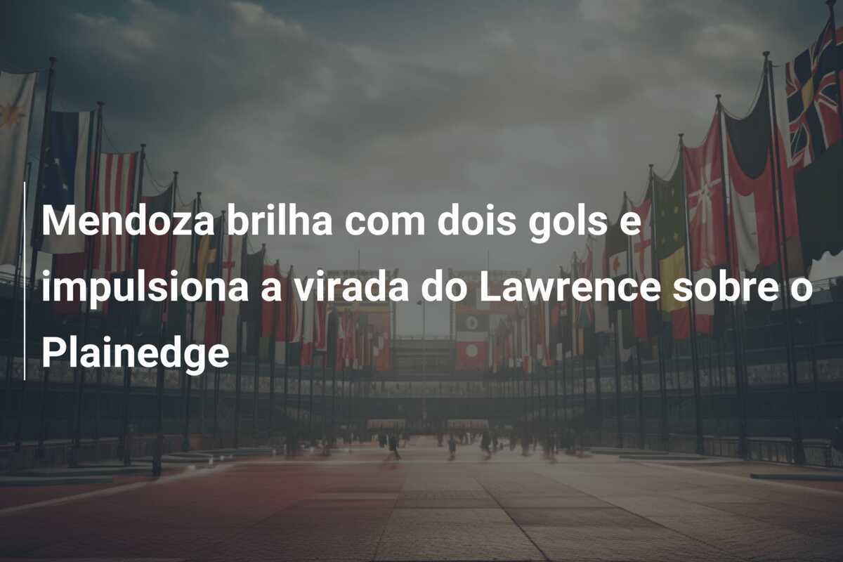 Mendoza brilha com dois gols e impulsiona a virada do Lawrence sobre o Plainedge