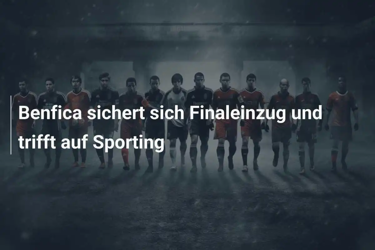 Benfica sichert sich Finaleinzug und trifft auf Sporting