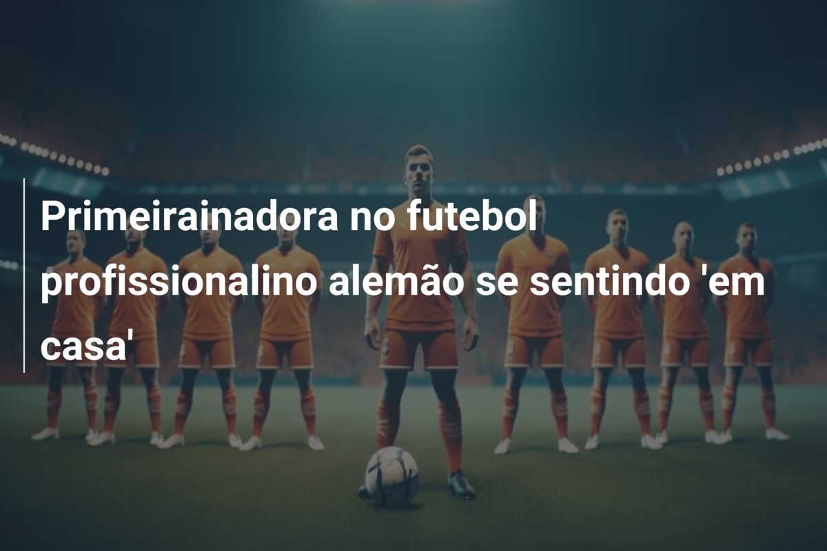 Primeirainadora no futebol profissionalino alemão se sentindo ’em casa’