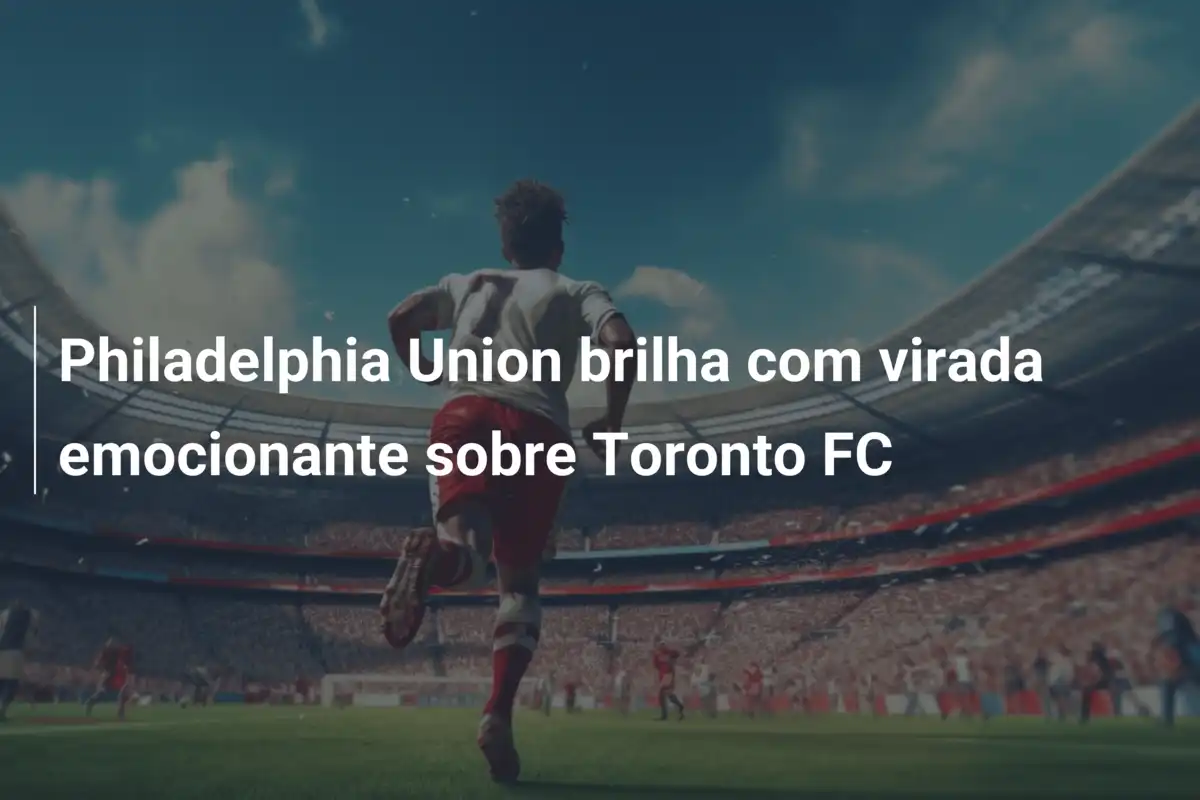 Philadelphia Union brilha com virada emocionante sobre Toronto FC