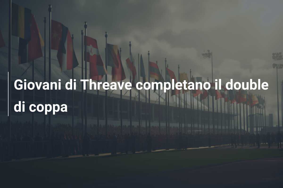 Giovani di Threave completano il double di coppa