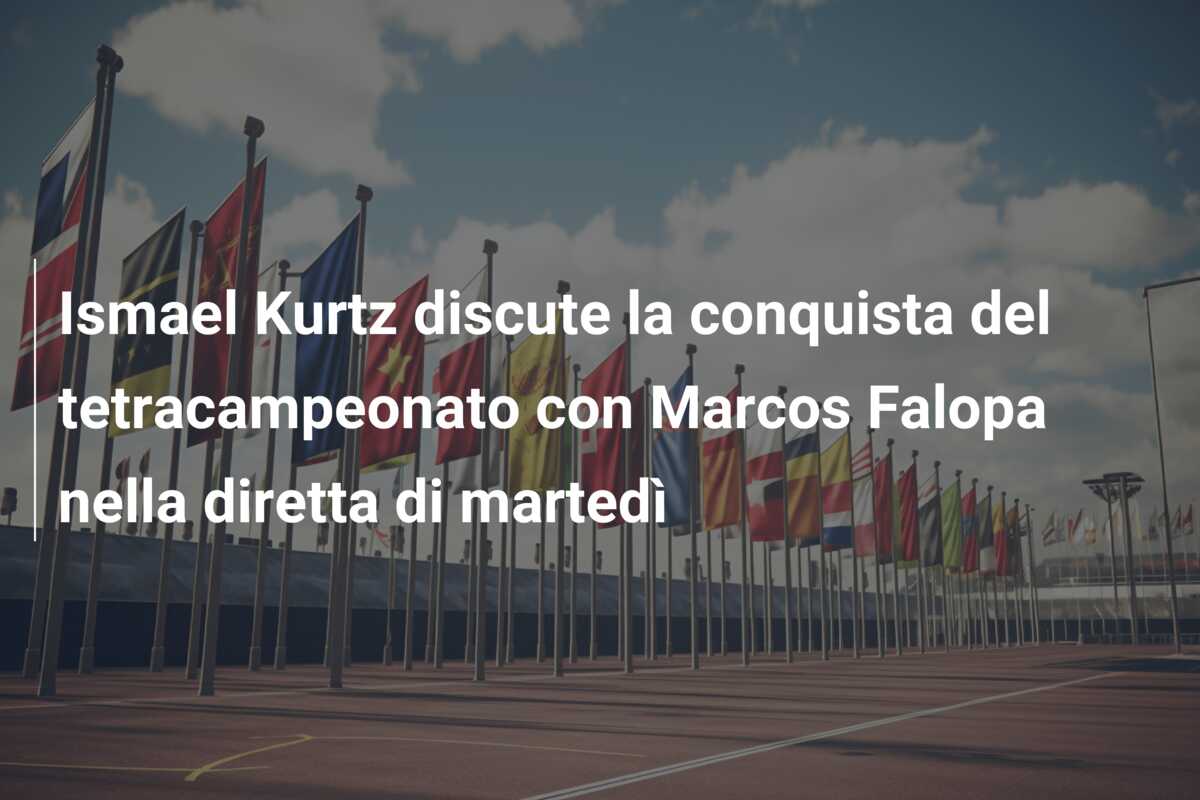 Ismael Kurtz discute la conquista del tetracampeonato con Marcos Falopa nella diretta di martedì
