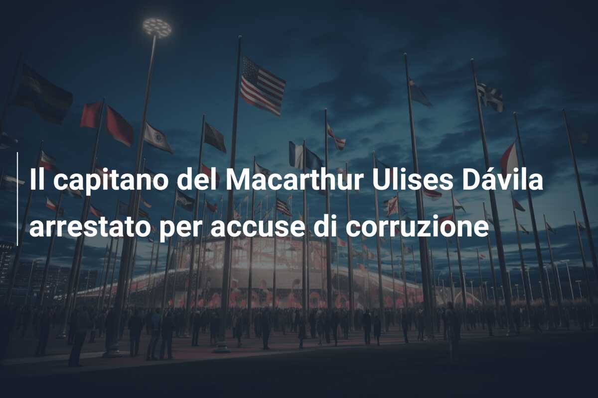 Il capitano del Macarthur Ulises Dávila arrestato per accuse di corruzione