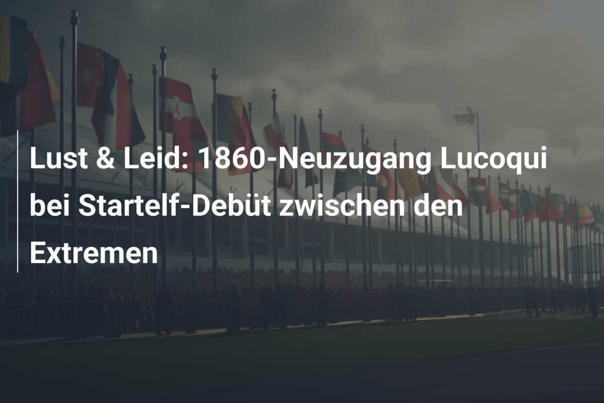 Lust & Leid: 1860-Neuzugang Lucoqui bei Startelf-Debüt zwischen den Extremen